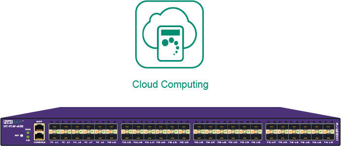 Las herramientas del succionador de paquete de la red de NetTAP® para la solución 24*10GE de Cloud Computing viran hacia el lado de babor
